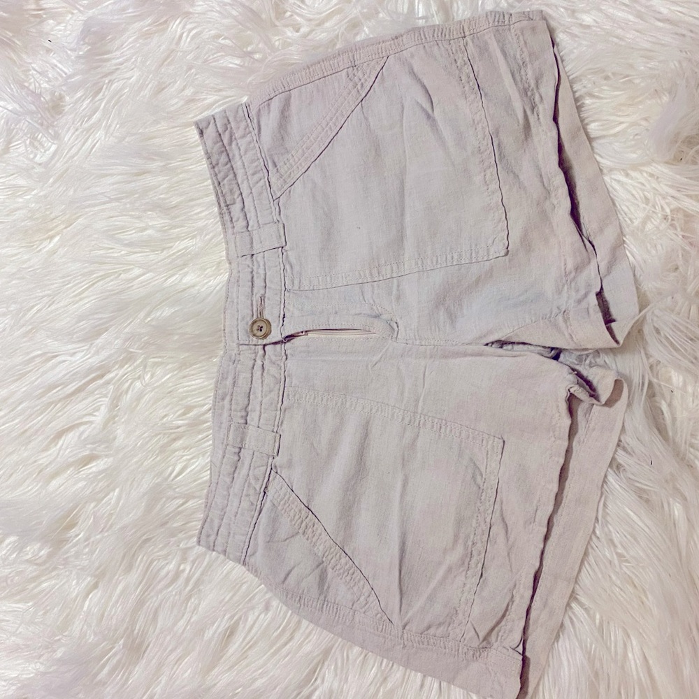 Banana Republic | Linen Khaki Short | 4